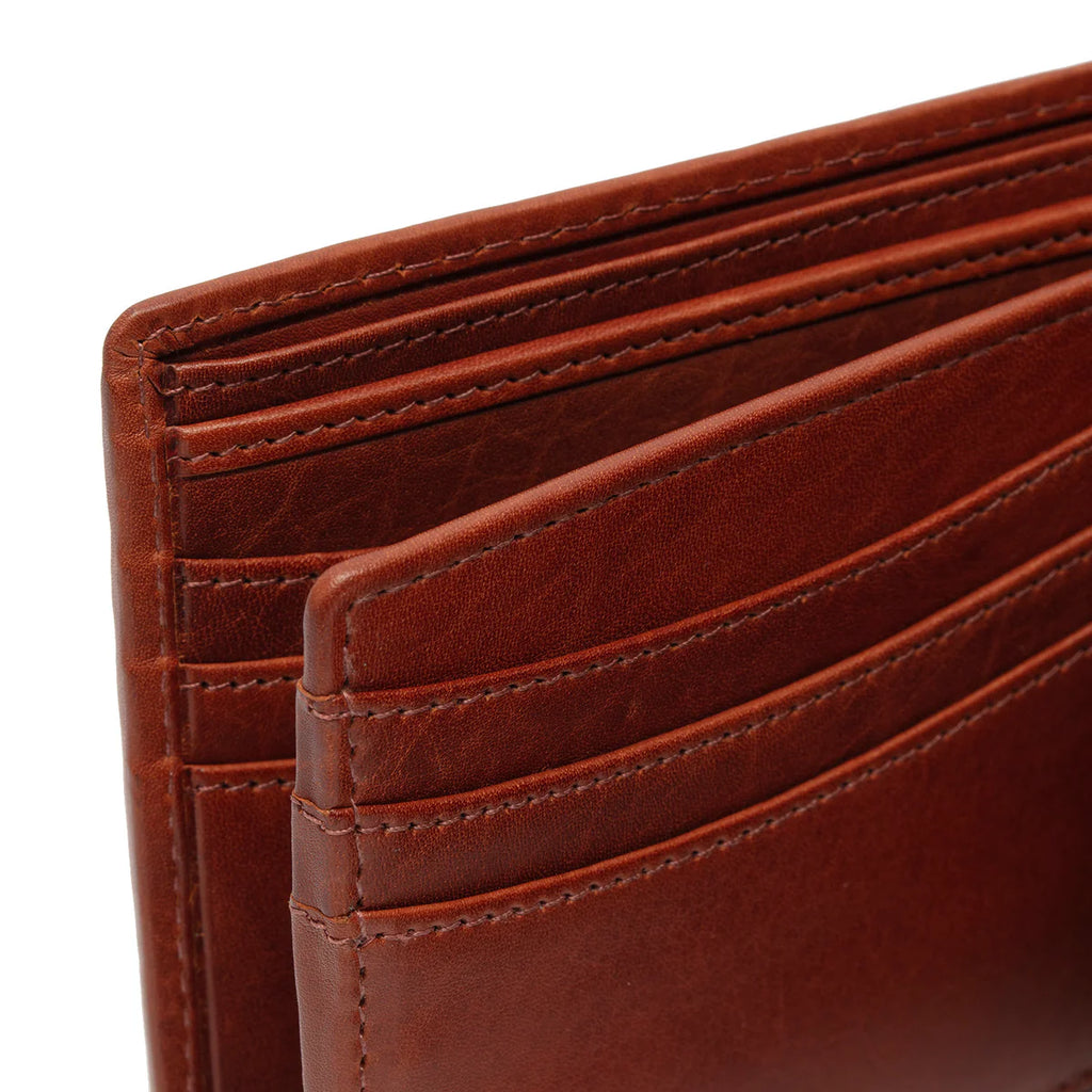 Alexander Cognac Leather Wallet
